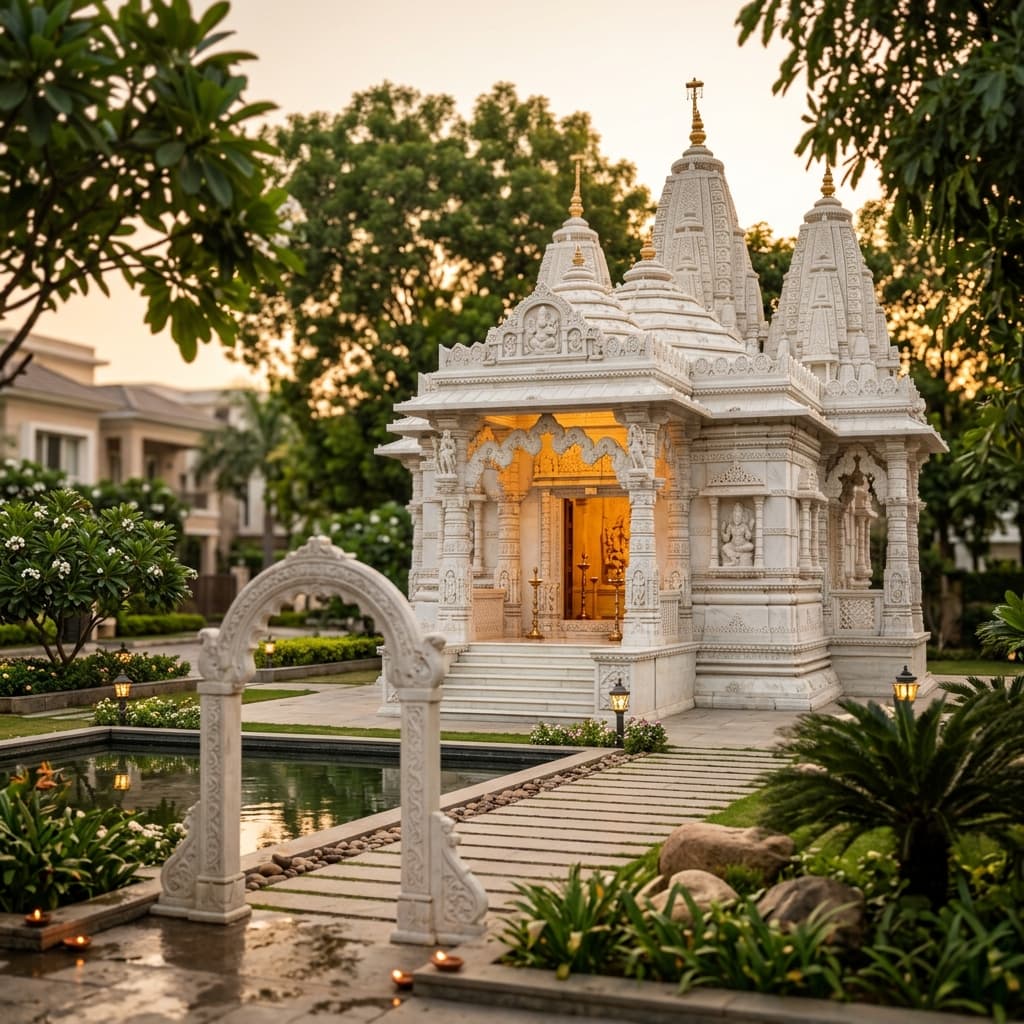 Temple inside Nirvana City gated community