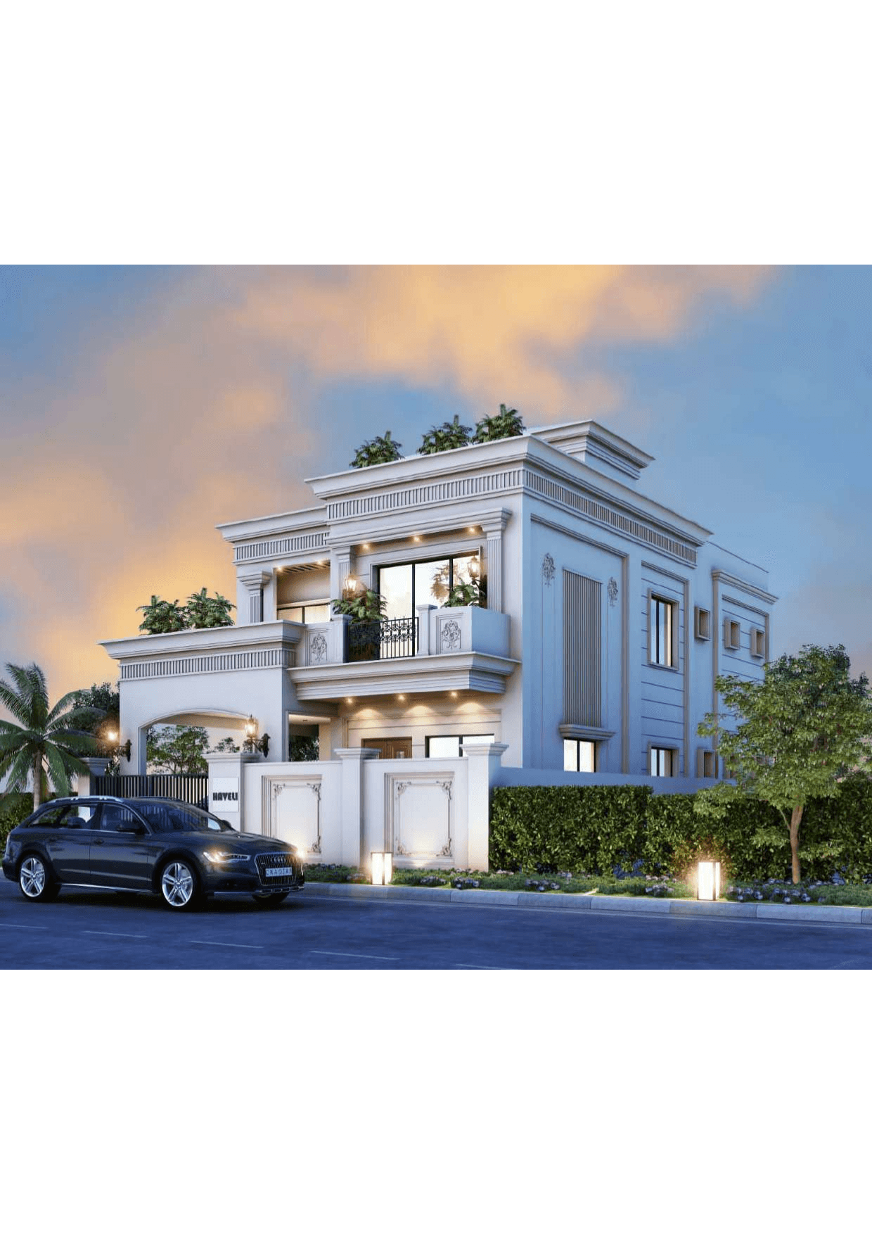 Haveli Model - ground floor plan