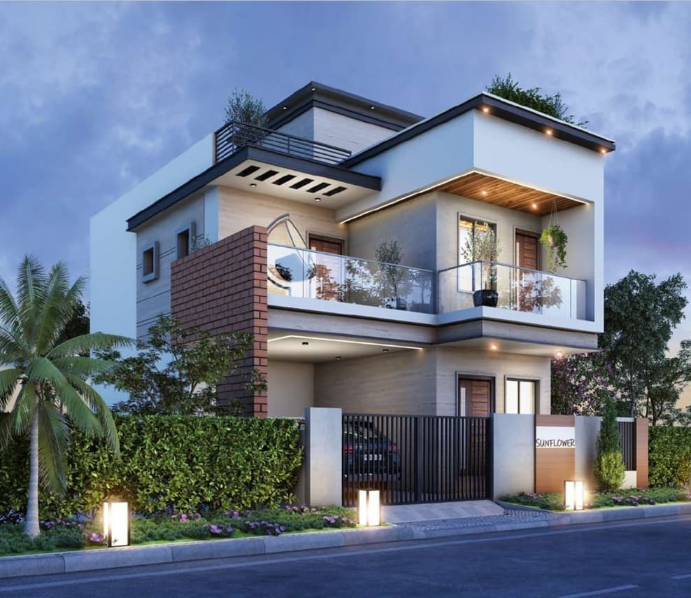 Sunflower Villa Front view